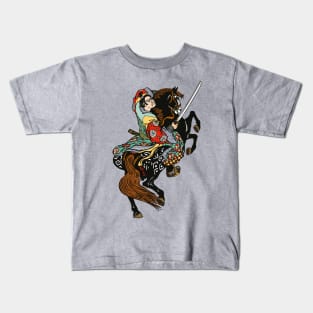 Medieval Knight Horseman Kids T-Shirt